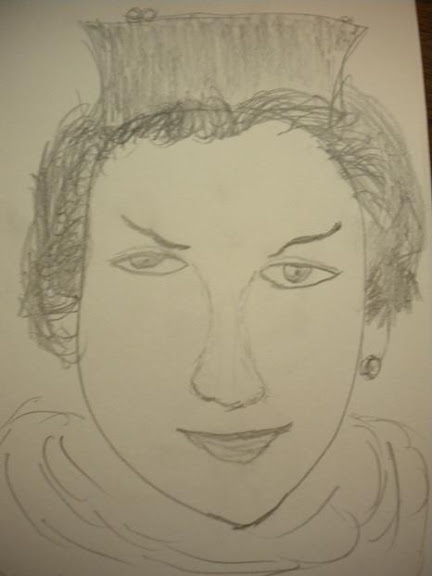 A Drawing Each Day: Coco Chanel with a hat